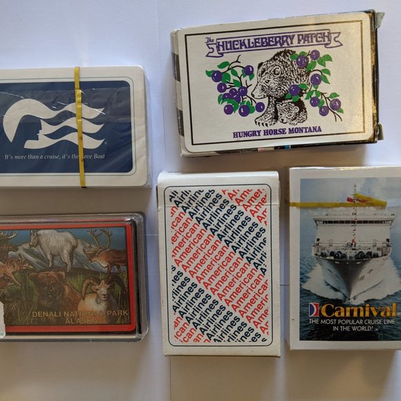 Playing Cards SEALED Lot Cruises Parks Souvenirs